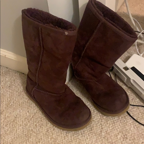 Purple/Plum Tall Ugg Boots - Picture 2 of 6
